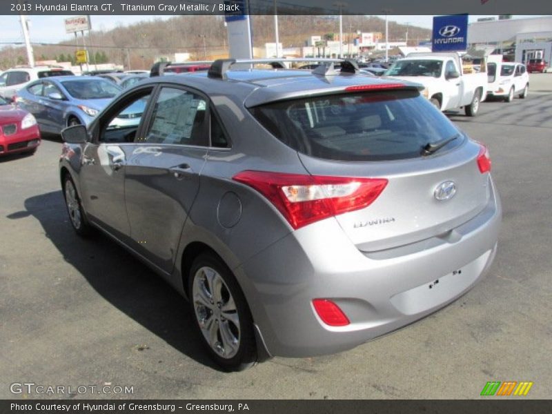 Titanium Gray Metallic / Black 2013 Hyundai Elantra GT