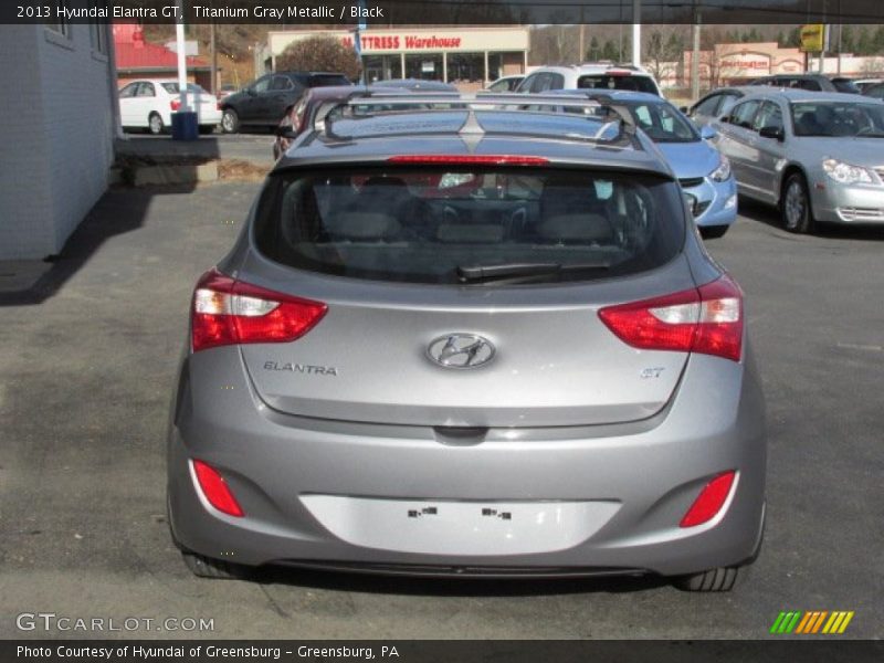 Titanium Gray Metallic / Black 2013 Hyundai Elantra GT