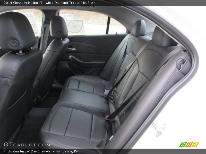 White Diamond Tricoat / Jet Black 2014 Chevrolet Malibu LT