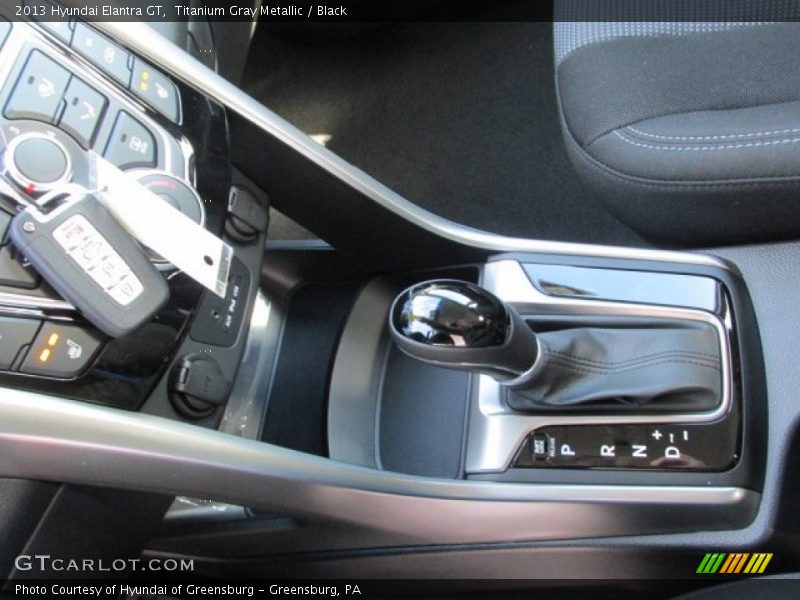 Titanium Gray Metallic / Black 2013 Hyundai Elantra GT