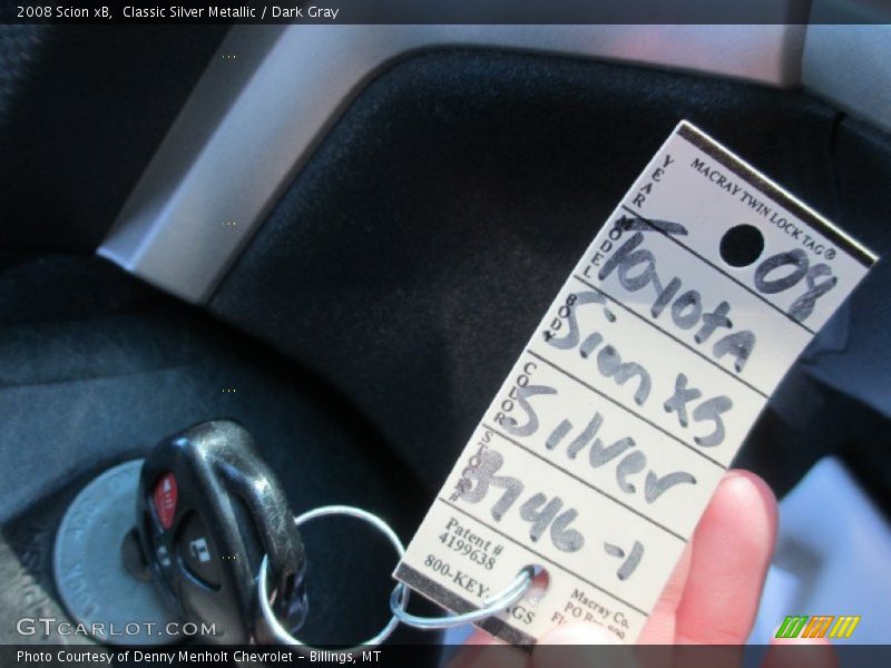 Classic Silver Metallic / Dark Gray 2008 Scion xB