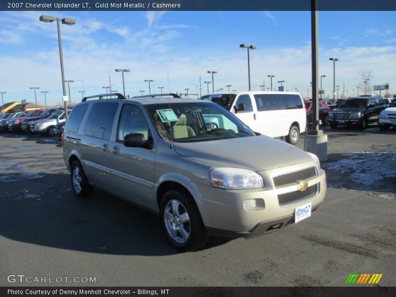 Gold Mist Metallic / Cashmere 2007 Chevrolet Uplander LT