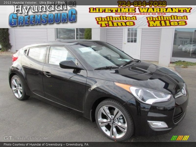 Ultra Black / Black 2013 Hyundai Veloster