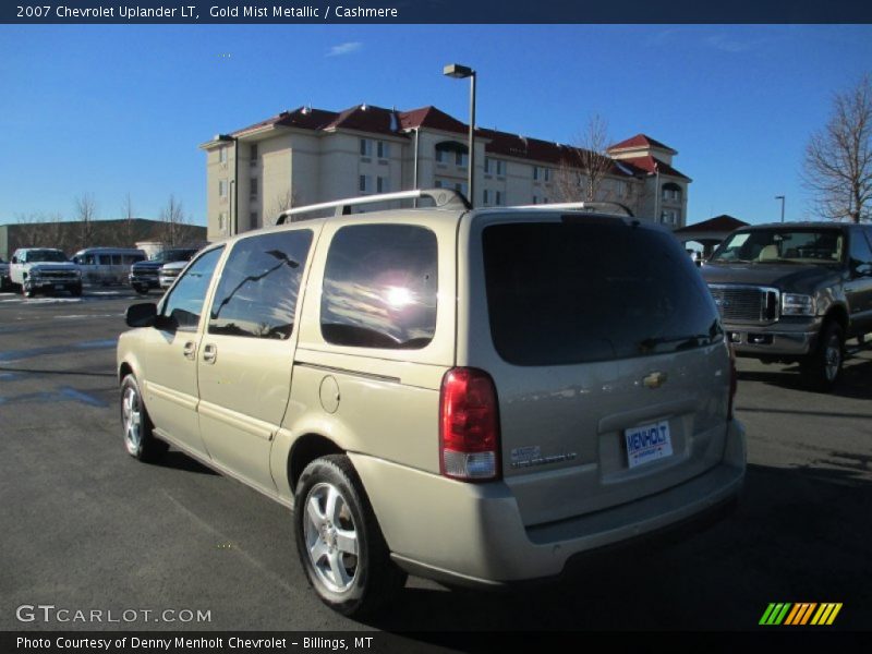 Gold Mist Metallic / Cashmere 2007 Chevrolet Uplander LT