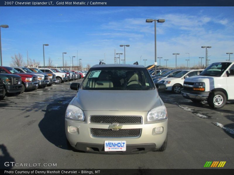 Gold Mist Metallic / Cashmere 2007 Chevrolet Uplander LT