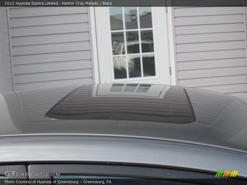 Harbor Gray Metallic / Black 2013 Hyundai Elantra Limited