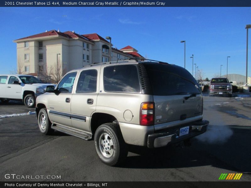 Medium Charcoal Gray Metallic / Graphite/Medium Gray 2001 Chevrolet Tahoe LS 4x4
