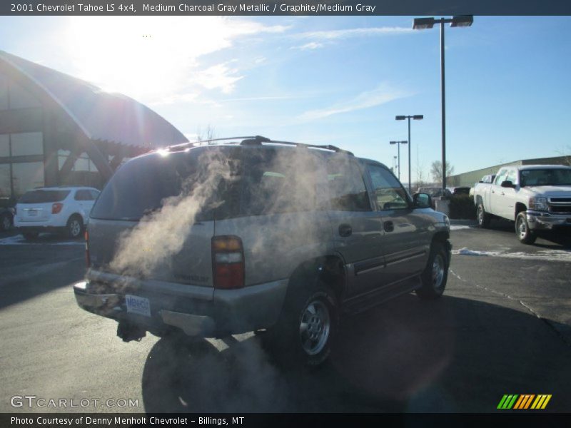 Medium Charcoal Gray Metallic / Graphite/Medium Gray 2001 Chevrolet Tahoe LS 4x4
