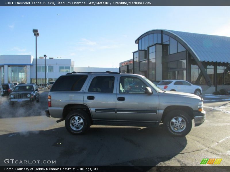 Medium Charcoal Gray Metallic / Graphite/Medium Gray 2001 Chevrolet Tahoe LS 4x4