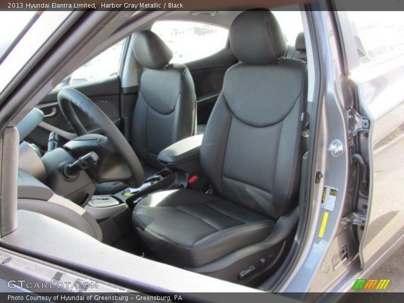 Harbor Gray Metallic / Black 2013 Hyundai Elantra Limited