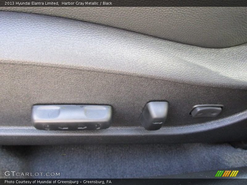 Harbor Gray Metallic / Black 2013 Hyundai Elantra Limited