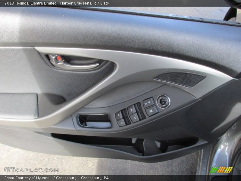 Harbor Gray Metallic / Black 2013 Hyundai Elantra Limited