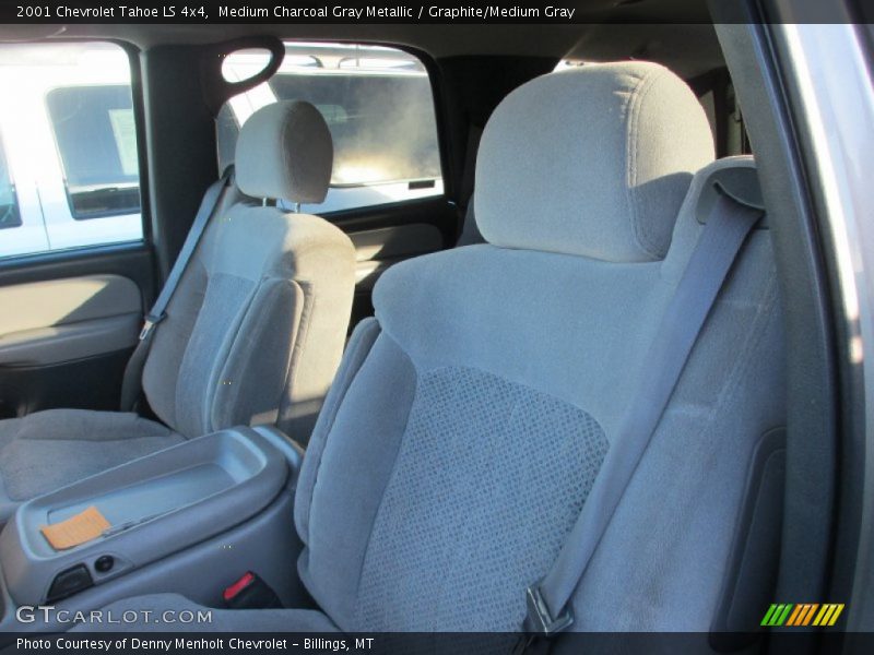 Medium Charcoal Gray Metallic / Graphite/Medium Gray 2001 Chevrolet Tahoe LS 4x4