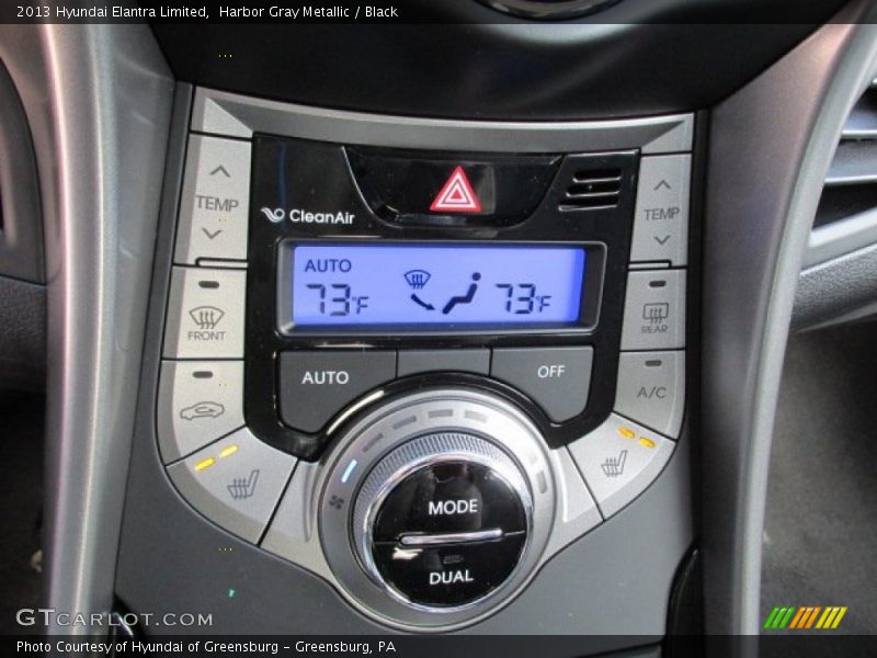 Harbor Gray Metallic / Black 2013 Hyundai Elantra Limited