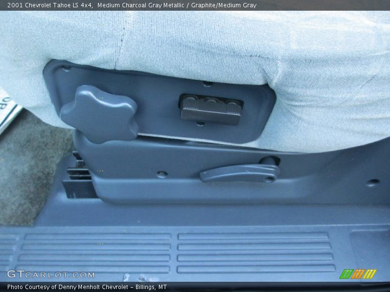 Medium Charcoal Gray Metallic / Graphite/Medium Gray 2001 Chevrolet Tahoe LS 4x4