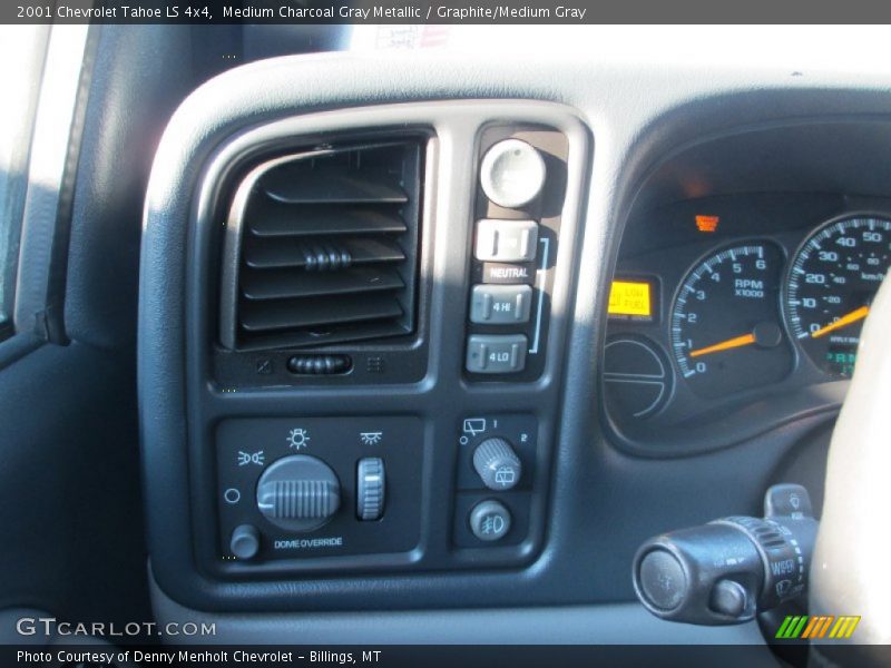 Medium Charcoal Gray Metallic / Graphite/Medium Gray 2001 Chevrolet Tahoe LS 4x4