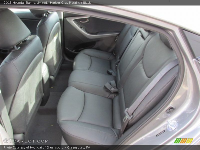 Harbor Gray Metallic / Black 2013 Hyundai Elantra Limited