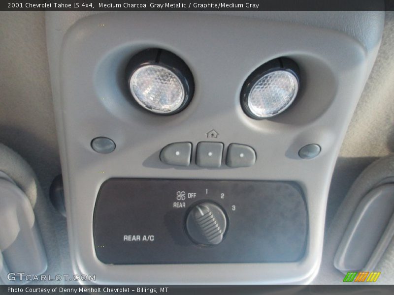 Medium Charcoal Gray Metallic / Graphite/Medium Gray 2001 Chevrolet Tahoe LS 4x4