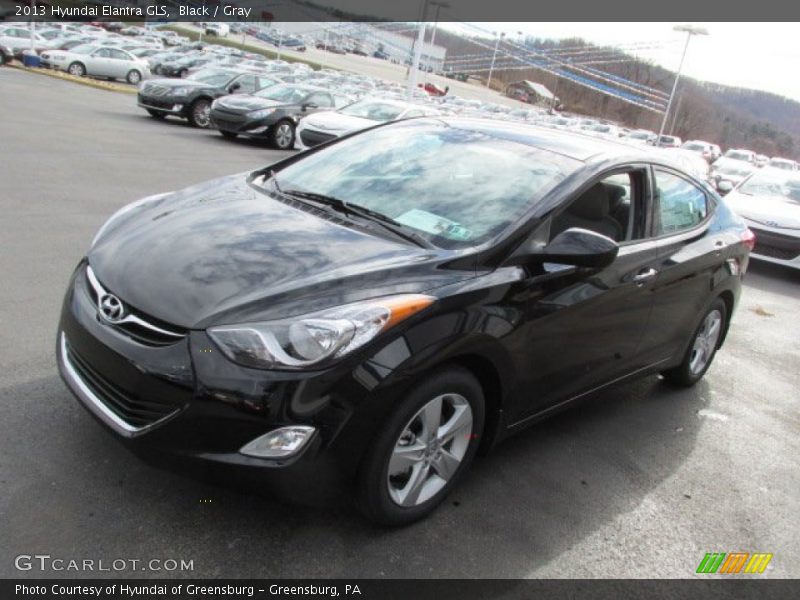 Black / Gray 2013 Hyundai Elantra GLS