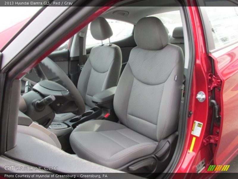 Red / Gray 2013 Hyundai Elantra GLS