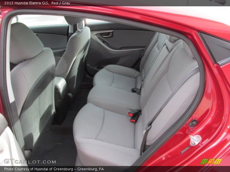Red / Gray 2013 Hyundai Elantra GLS