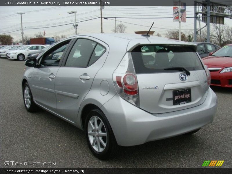 Classic Silver Metallic / Black 2013 Toyota Prius c Hybrid Four