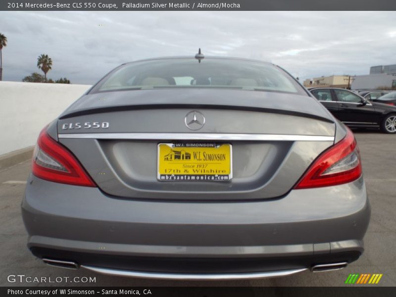 Palladium Silver Metallic / Almond/Mocha 2014 Mercedes-Benz CLS 550 Coupe