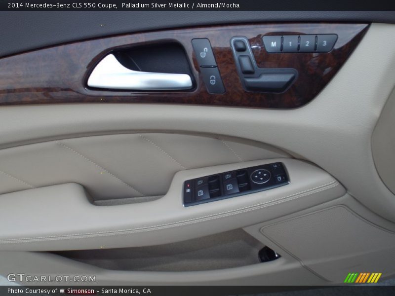 Palladium Silver Metallic / Almond/Mocha 2014 Mercedes-Benz CLS 550 Coupe