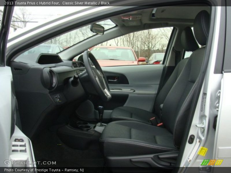 Classic Silver Metallic / Black 2013 Toyota Prius c Hybrid Four