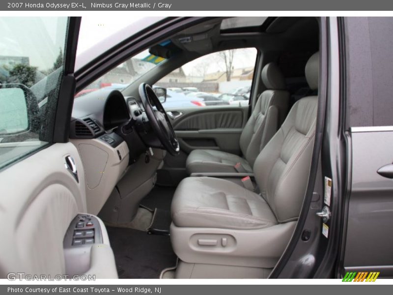 Nimbus Gray Metallic / Gray 2007 Honda Odyssey EX-L