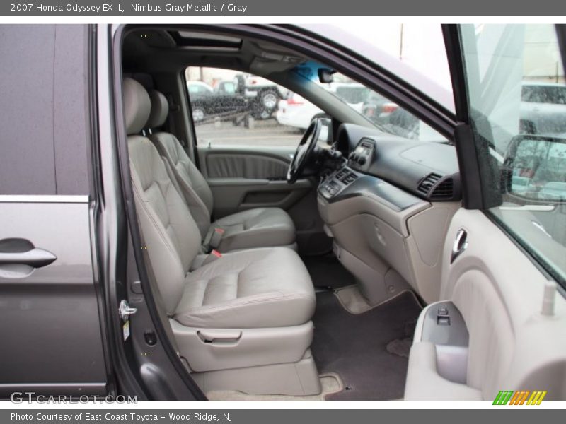 Nimbus Gray Metallic / Gray 2007 Honda Odyssey EX-L