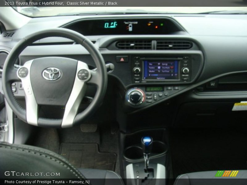 Classic Silver Metallic / Black 2013 Toyota Prius c Hybrid Four