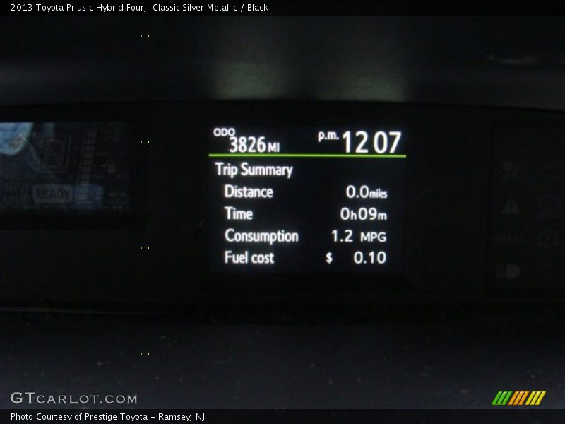 Classic Silver Metallic / Black 2013 Toyota Prius c Hybrid Four