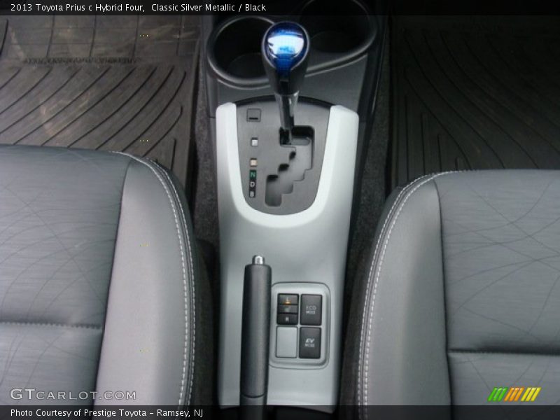 Classic Silver Metallic / Black 2013 Toyota Prius c Hybrid Four