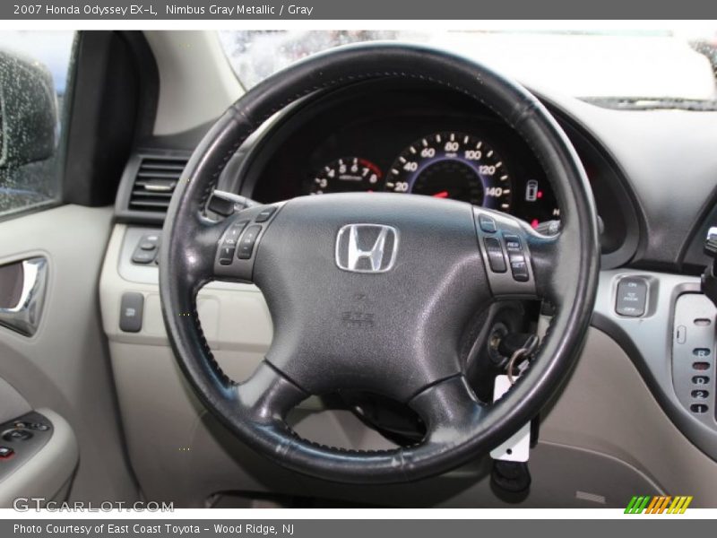 Nimbus Gray Metallic / Gray 2007 Honda Odyssey EX-L