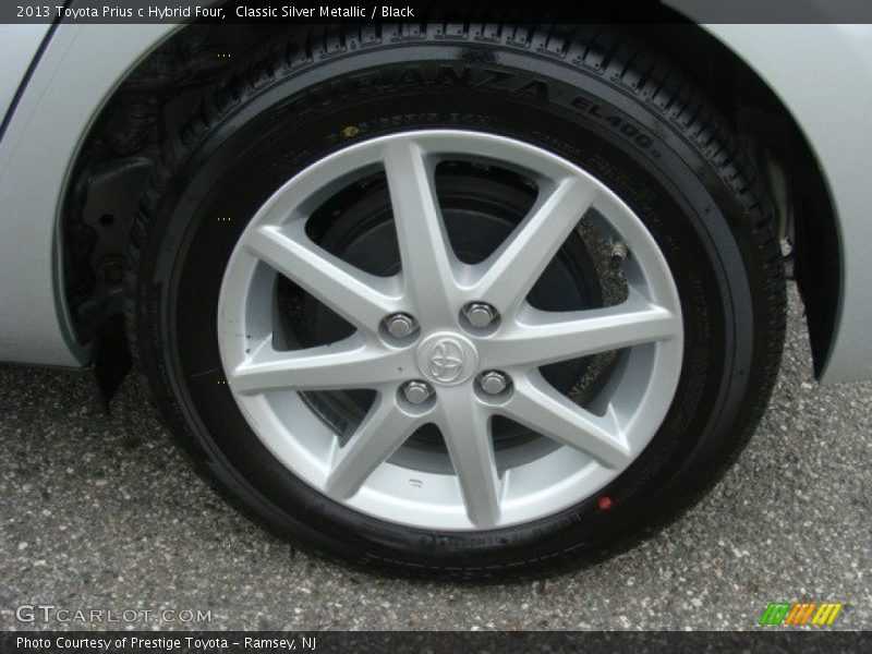 Classic Silver Metallic / Black 2013 Toyota Prius c Hybrid Four