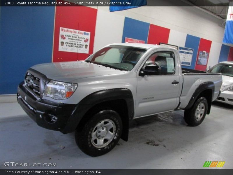 Silver Streak Mica / Graphite Gray 2008 Toyota Tacoma Regular Cab 4x4