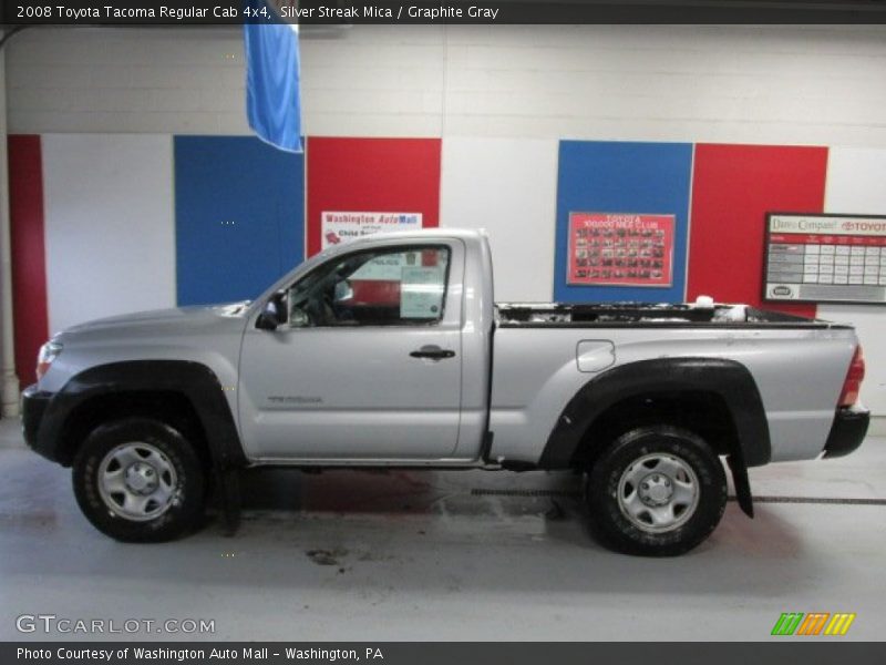Silver Streak Mica / Graphite Gray 2008 Toyota Tacoma Regular Cab 4x4