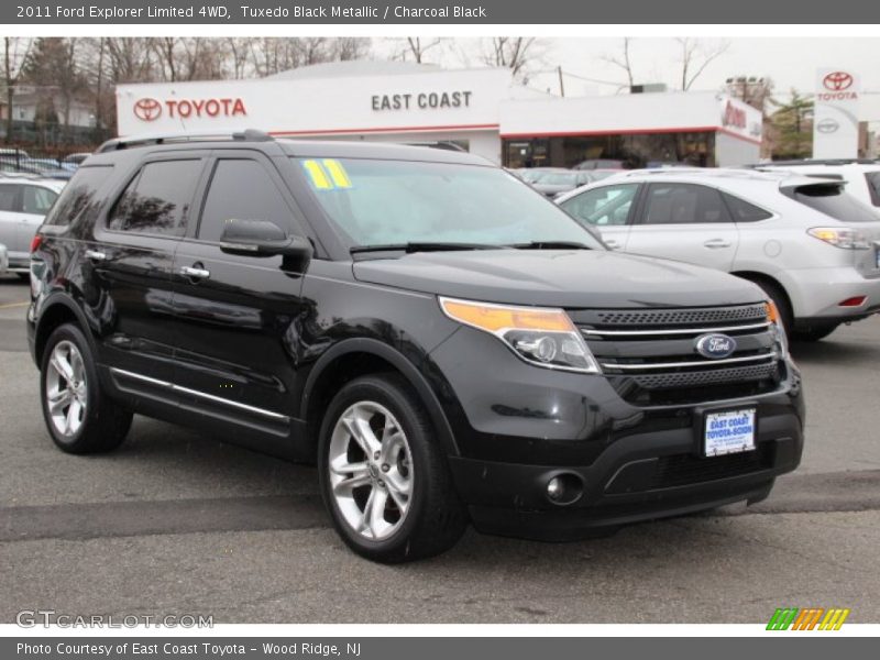 Tuxedo Black Metallic / Charcoal Black 2011 Ford Explorer Limited 4WD