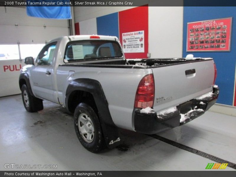Silver Streak Mica / Graphite Gray 2008 Toyota Tacoma Regular Cab 4x4