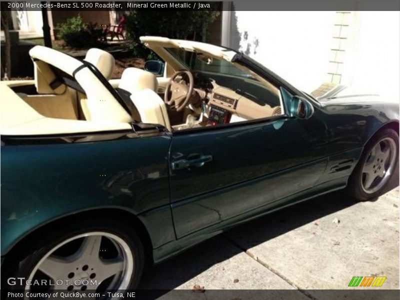 Mineral Green Metallic / Java 2000 Mercedes-Benz SL 500 Roadster