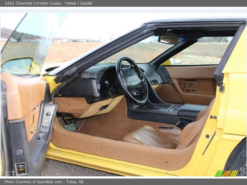  1991 Corvette Coupe Saddle Interior