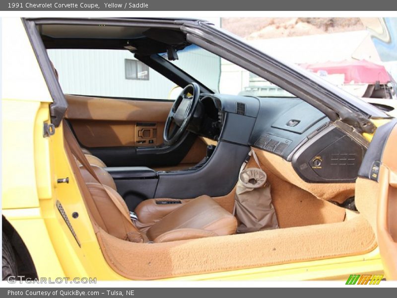  1991 Corvette Coupe Saddle Interior