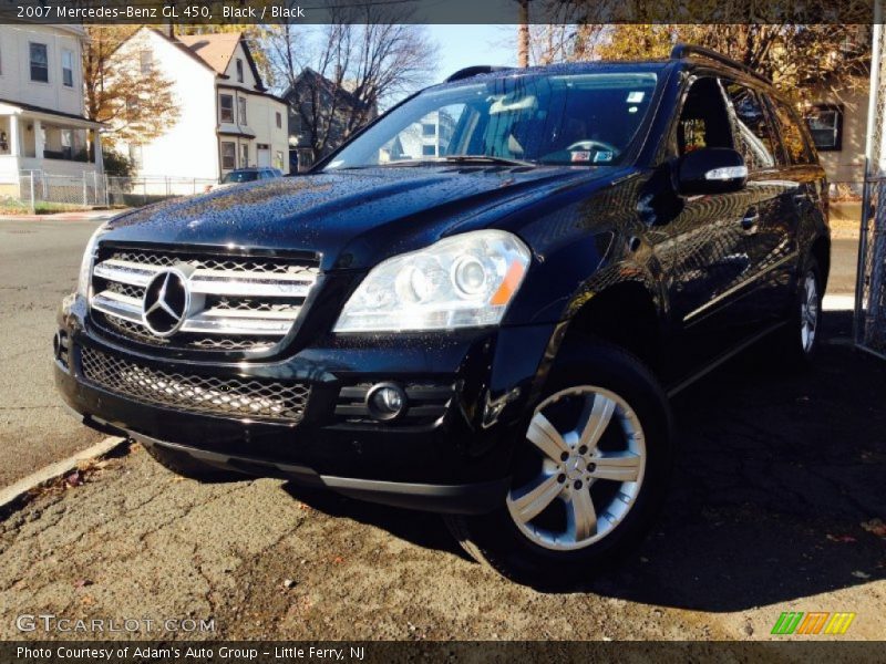 Black / Black 2007 Mercedes-Benz GL 450