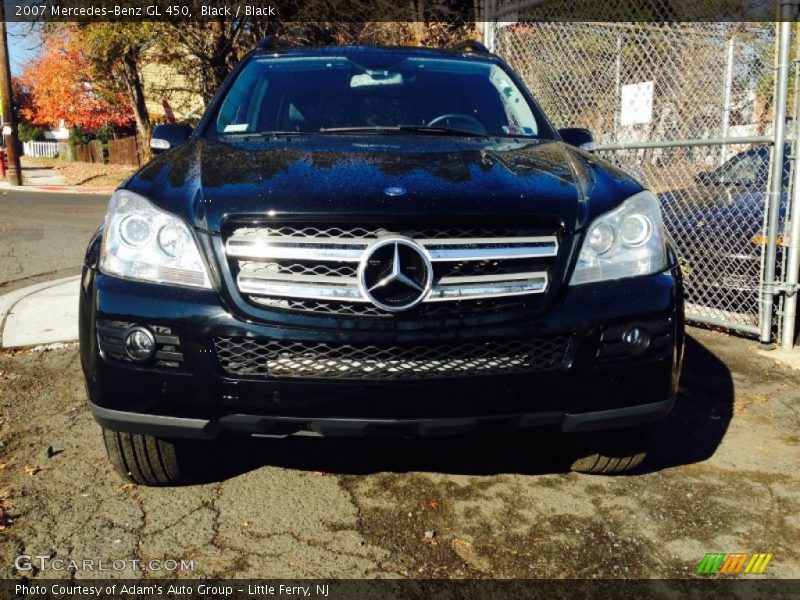 Black / Black 2007 Mercedes-Benz GL 450
