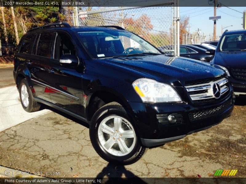 Black / Black 2007 Mercedes-Benz GL 450