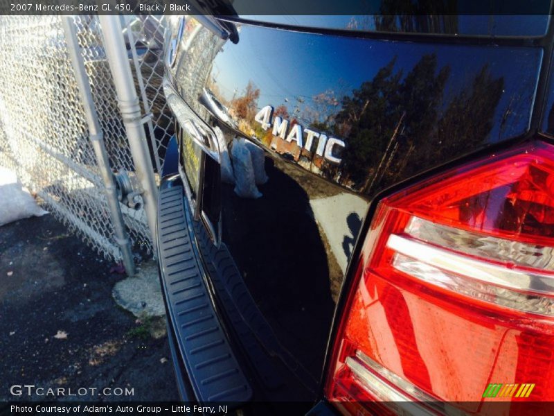 Black / Black 2007 Mercedes-Benz GL 450