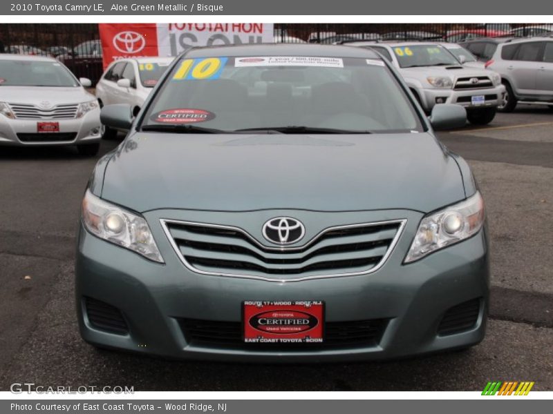 Aloe Green Metallic / Bisque 2010 Toyota Camry LE