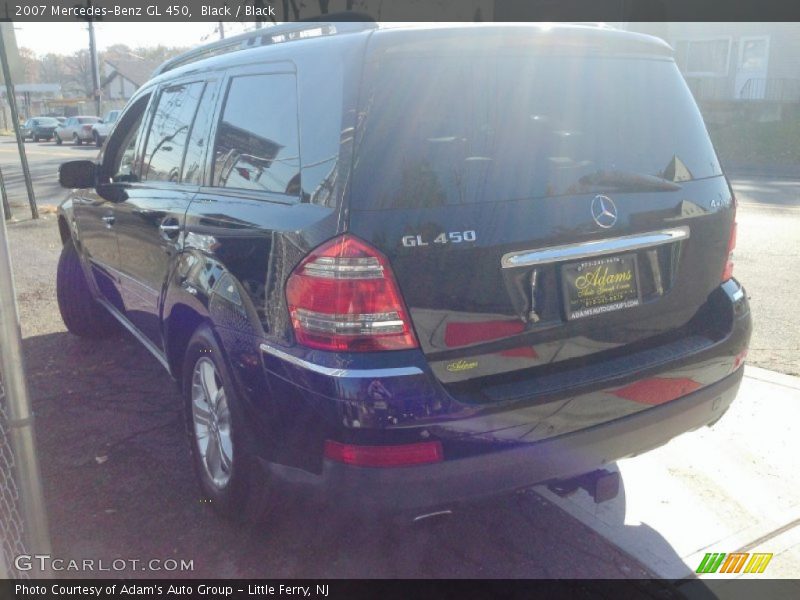 Black / Black 2007 Mercedes-Benz GL 450