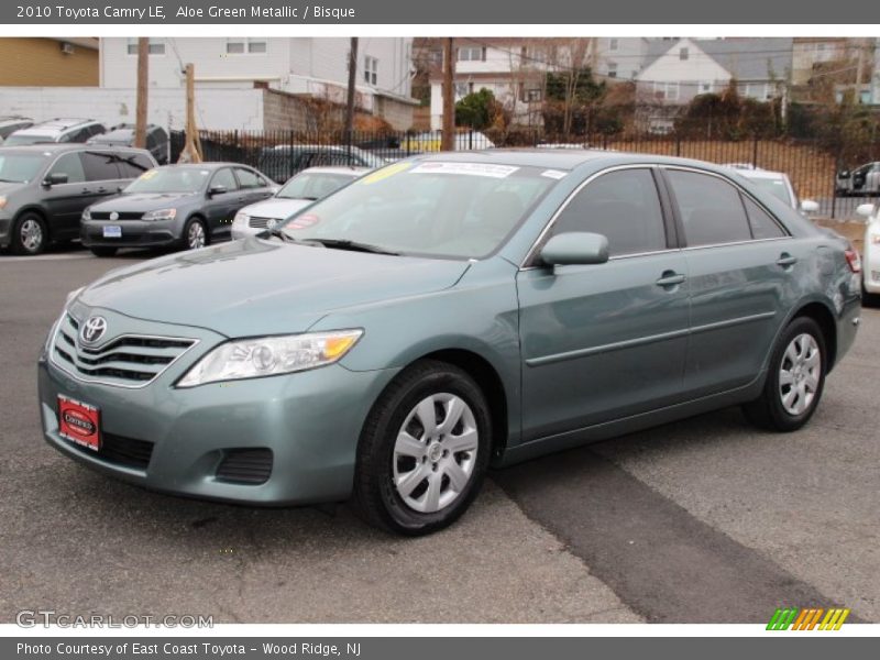 Aloe Green Metallic / Bisque 2010 Toyota Camry LE